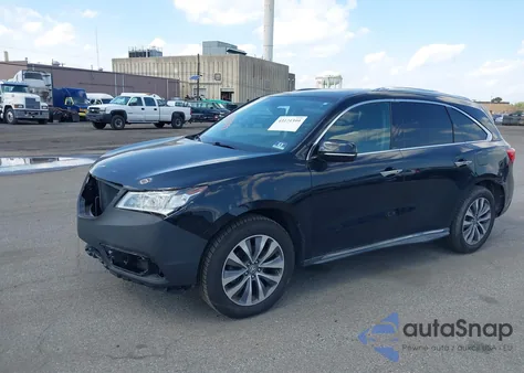2014 Acura Mdx Technology Package из США, поврежденный, VIN 5FRYD4H47EB008335